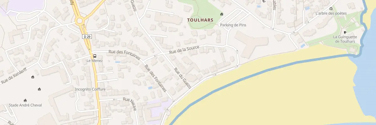 Plan du 3 Rue du Guezo à Larmor-Plage