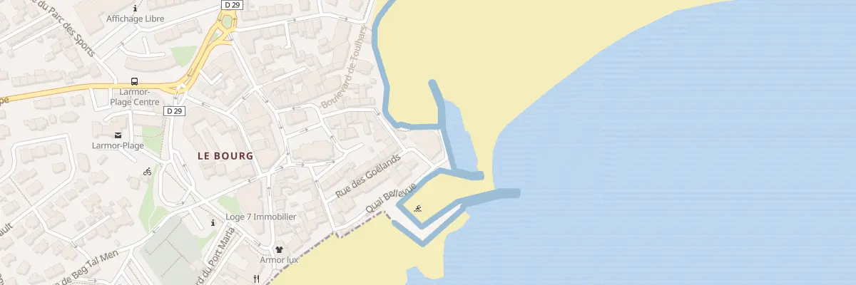 Plan du 8 Rue du Port à Larmor-Plage