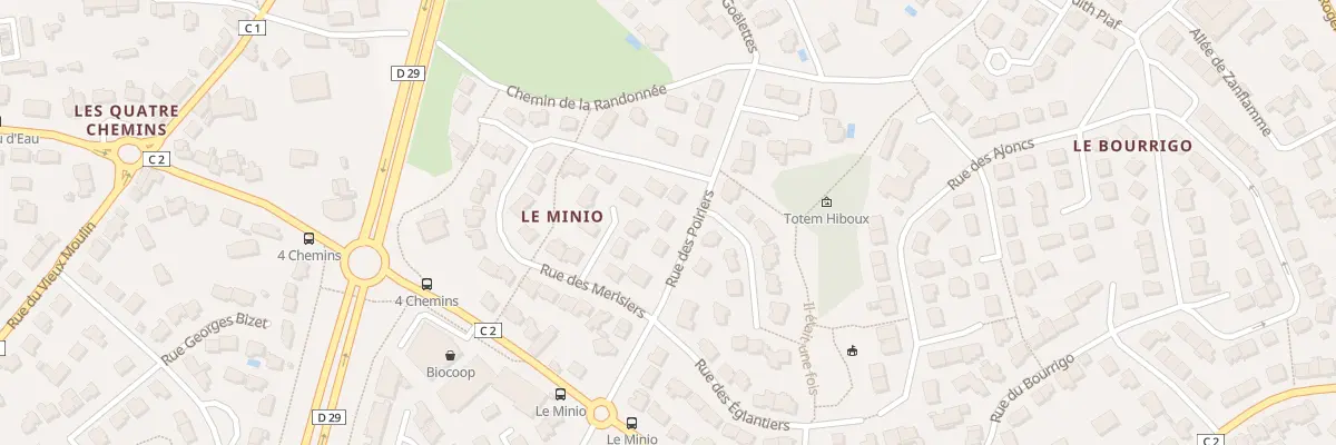 Plan du 9 Rue des Poiriers à Larmor-Plage