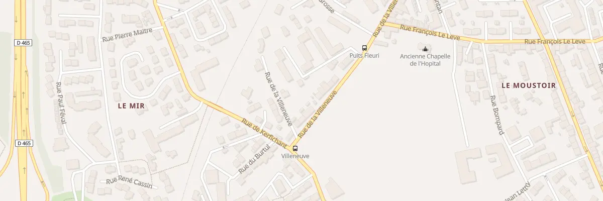 Plan du 113 Rue de la Villeneuve à Lorient