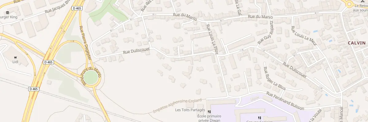 Plan du 66 Rue Duliscouët à Lorient