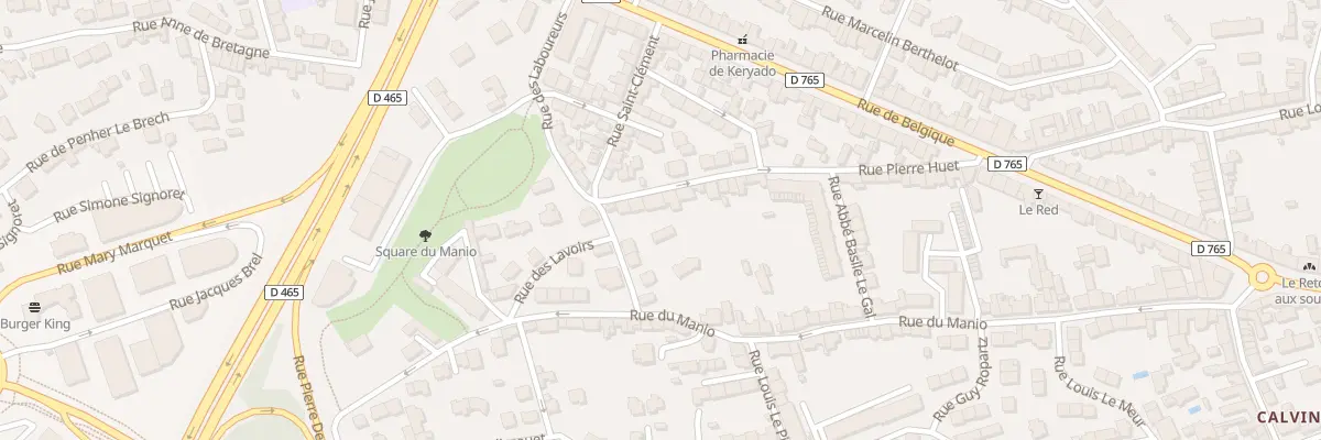 Plan du 40 Rue Pierre Huet à Lorient