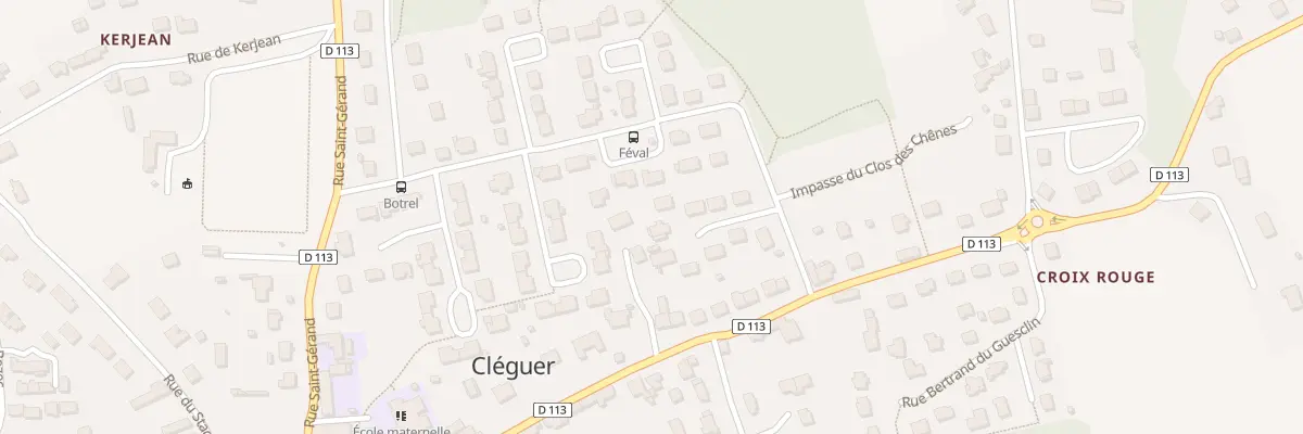 Plan du 5548 Imp Chateaubriand à Cléguer