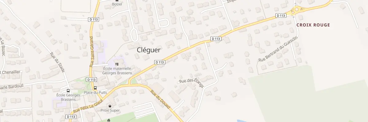Plan du 24 Rue Anne de Bretagne à Cléguer