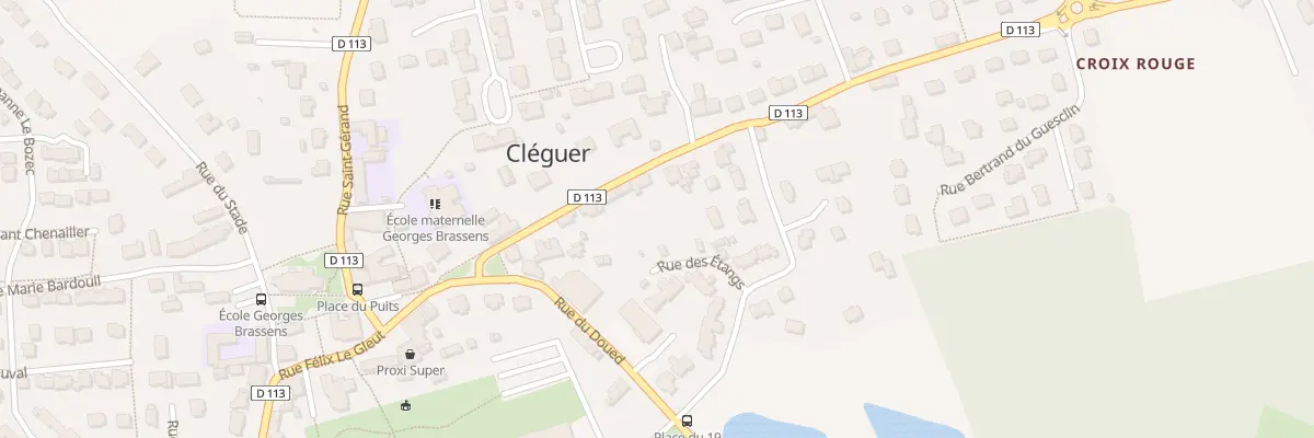 Plan du 20 Rue Anne de Bretagne à Cléguer