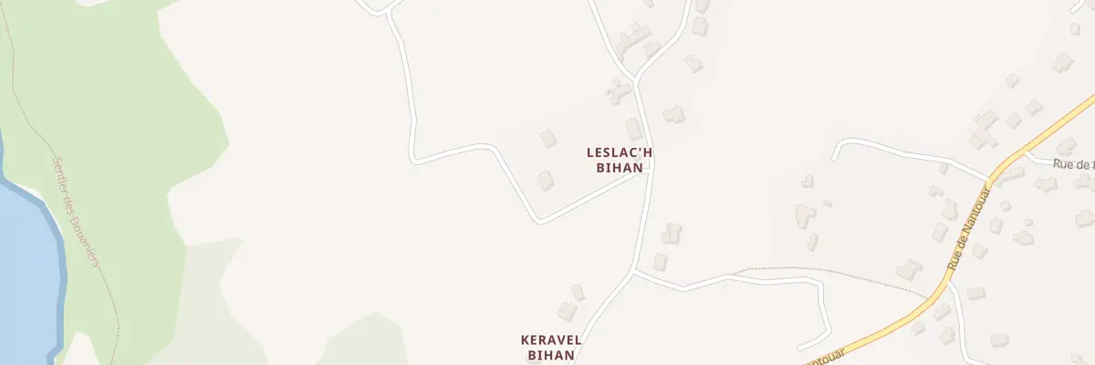 Plan du 5267 Leslach Bihan à Trélévern