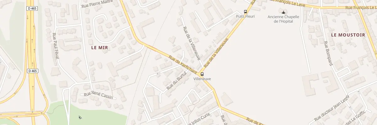 Plan du 3 Rue de Kerfichant à Lorient