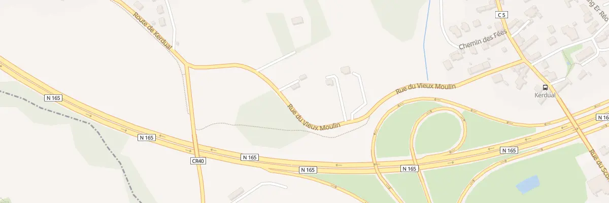 Plan du 5274 Rue du Vieux Moulin à Quéven