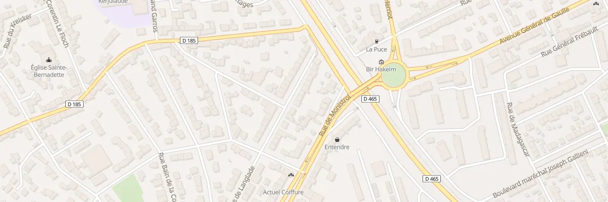 Plan du 16 Rue de Langlade à Lorient