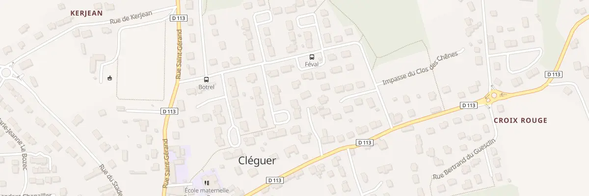 Plan du 5 Imp Paul Gauguin à Cléguer