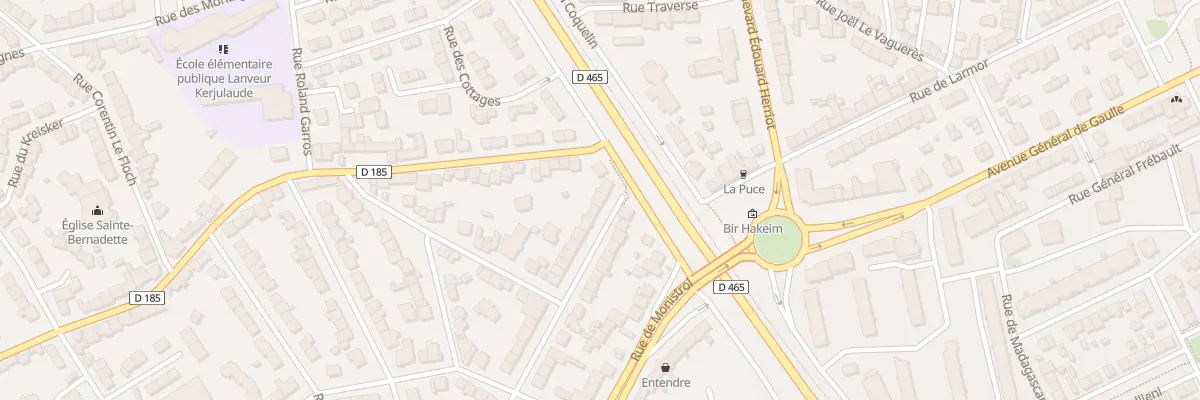 Plan du 3 Rue de Langlade à Lorient
