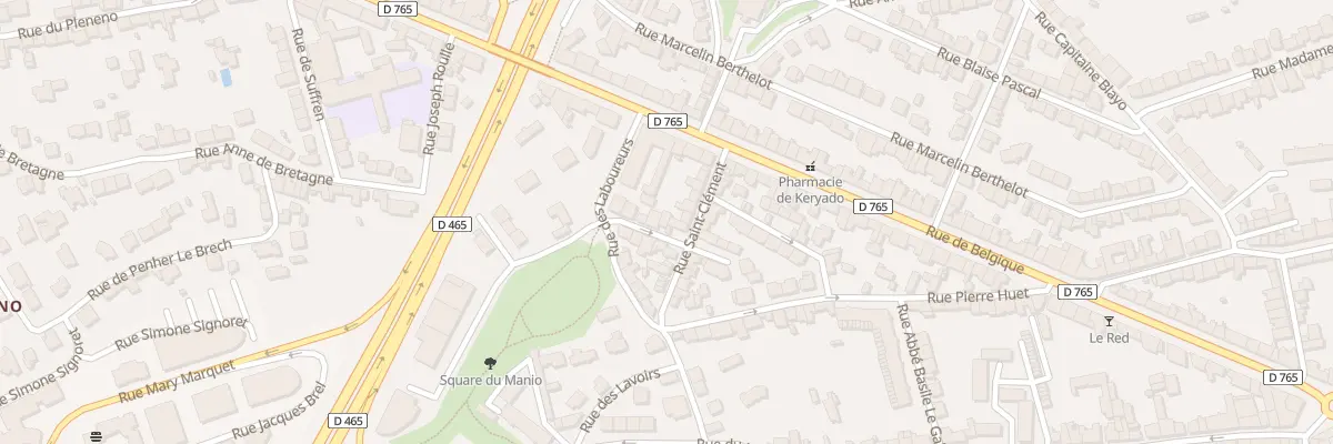 Plan du 8 Rue Saint-Michel à Lorient