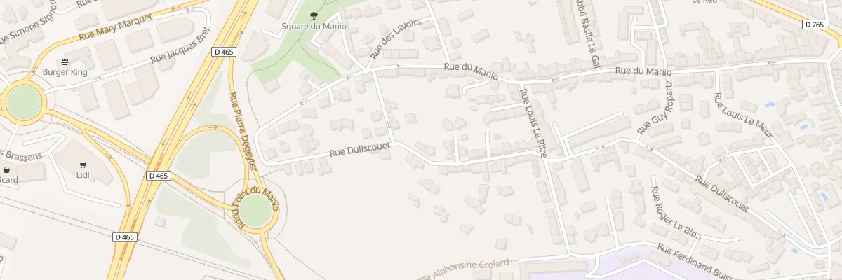Plan du 75 Rue Duliscouët à Lorient