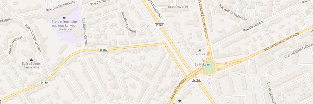 Plan du 4 Rue de Kerpape à Lorient