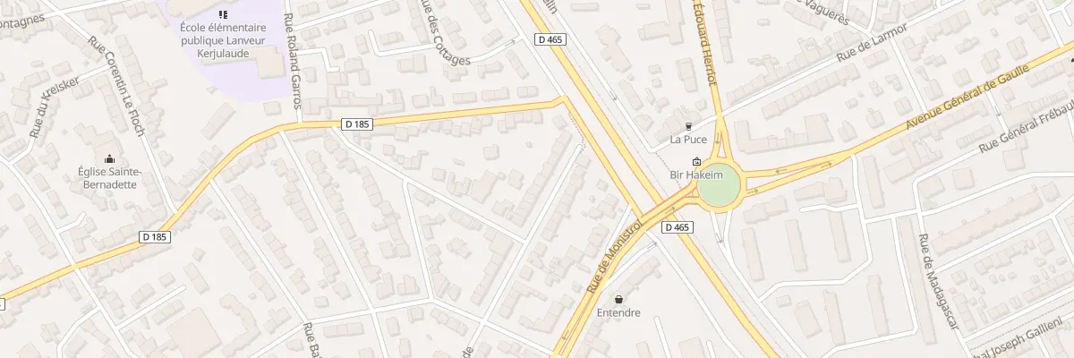 Plan du 9 Rue de Langlade à Lorient