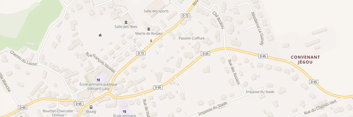 Plan du 6 Cité Louis Bodiou à Rospez