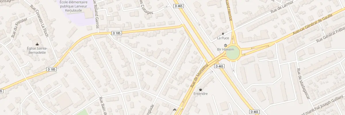 Plan du 13 Rue de Langlade à Lorient