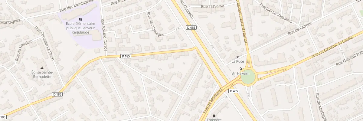 Plan du 8 Rue de Kerpape à Lorient