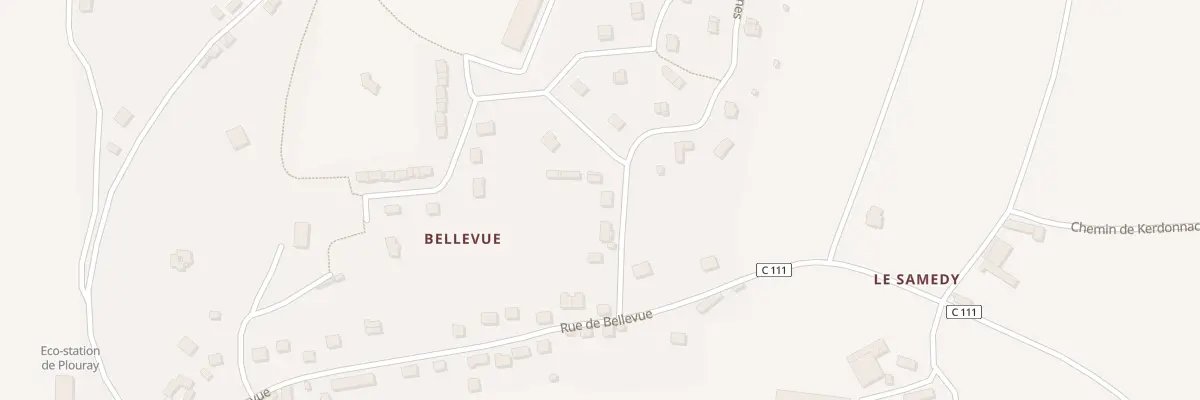 Plan du 5 Rue des Chenes à Plouray