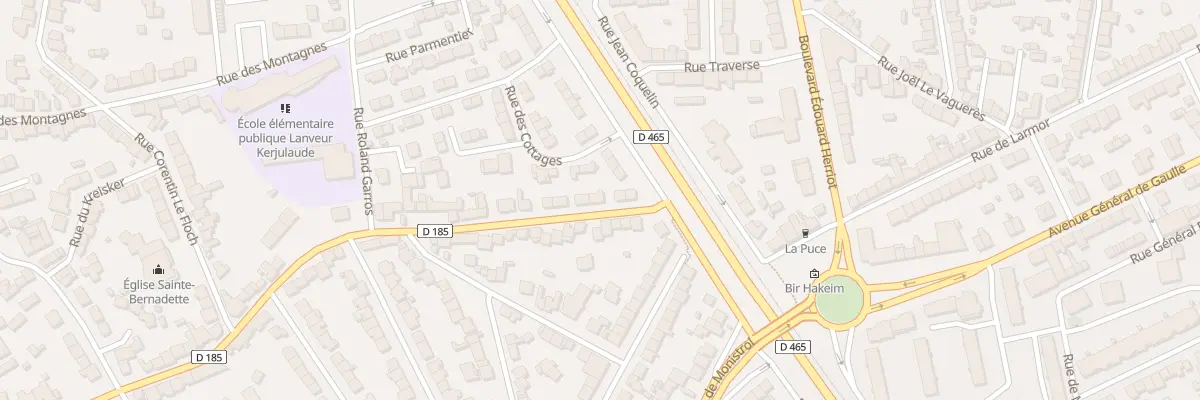 Plan du 3 Rue de Kerpape à Lorient