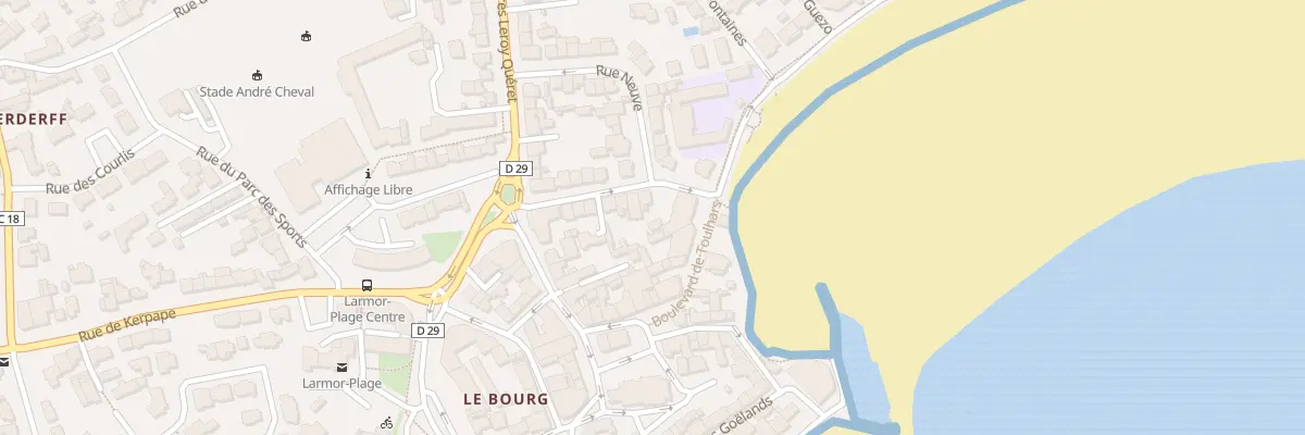 Plan du 13D Rue du Beau Rivage à Larmor-Plage