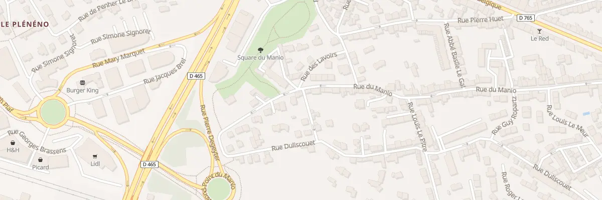 Plan du 96 Rue du Manio à Lorient