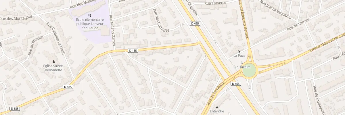 Plan du 14 Rue de Kerpape à Lorient