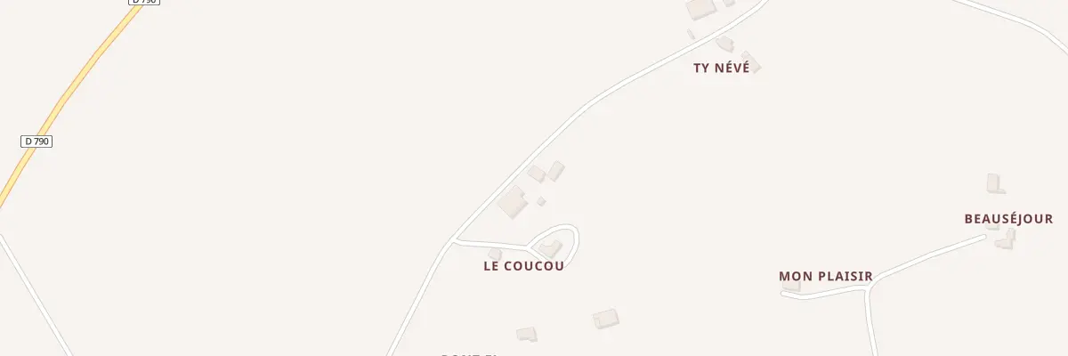 Plan du 5227 Kerhoze à Plouray