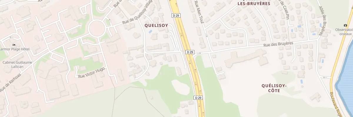 Plan du 77 Rue Quelisoy Village à Larmor-Plage