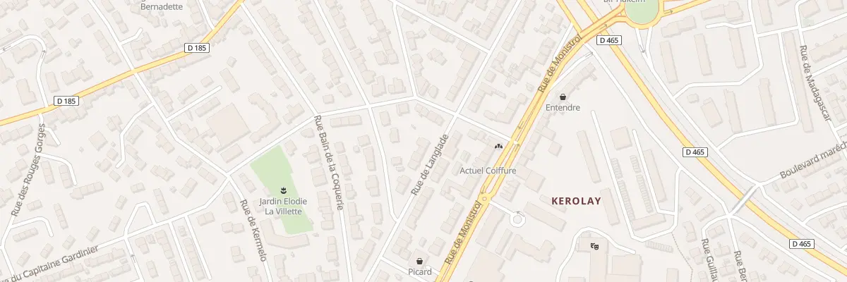 Plan du 31 Rue de Langlade à Lorient