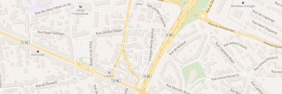 Plan du 9 Imp Saint Armel à Lorient