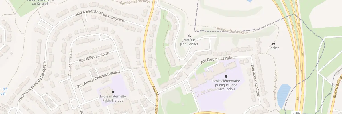 Plan du 35 Rue Jean Gosset à Lorient