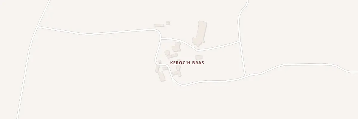 Plan du 3 Kerroc H Bras à Duault