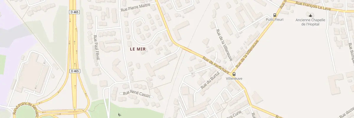 Plan du 10E Rue de Kerfichant à Lorient