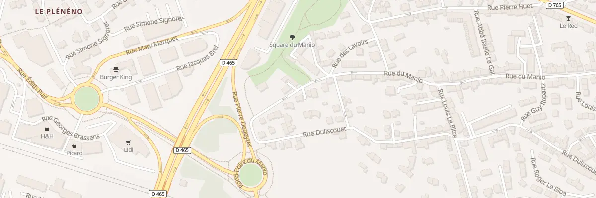 Plan du 104 Rue du Manio à Lorient