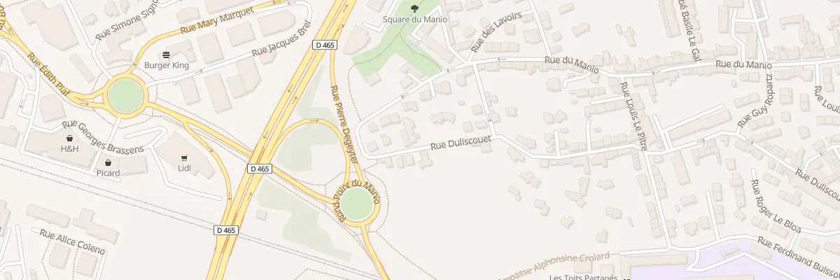 Plan du 89B Rue Duliscouët à Lorient