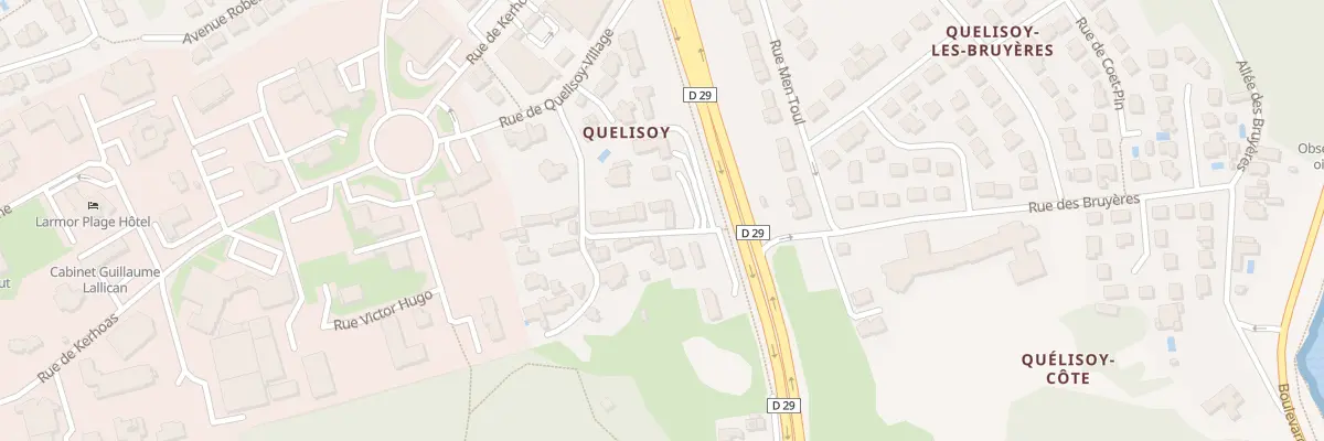 Plan du 28 Rue Quelisoy Village à Larmor-Plage