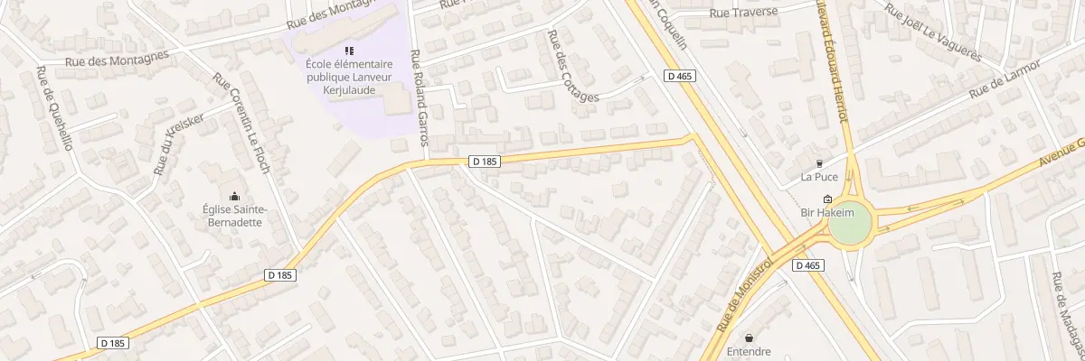 Plan du 28 Rue de Kerpape à Lorient