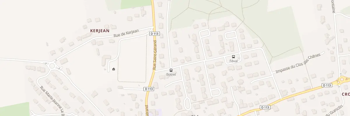 Plan du 5921 Res Les Pins à Cléguer