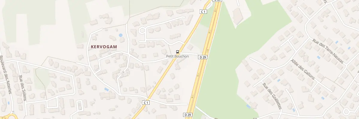 Plan du 61B Rue du Vieux Moulin à Larmor-Plage