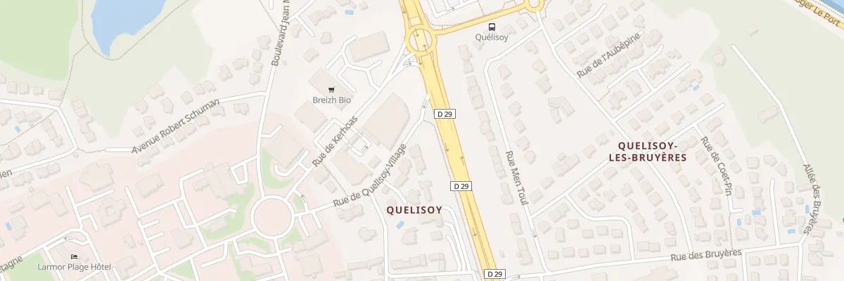 Plan du 9004 Rue Quelisoy Village à Larmor-Plage