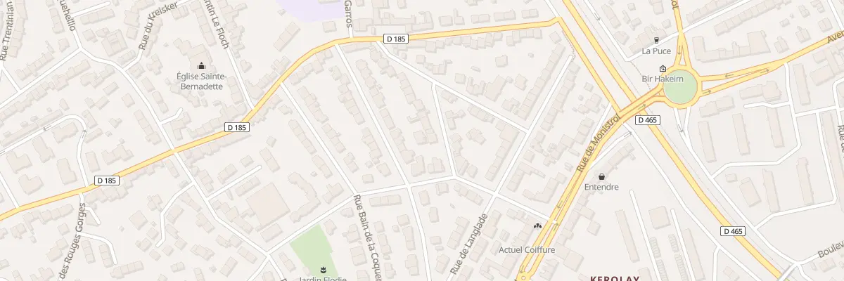 Plan du 10B Rue La Font des Anglais à Lorient