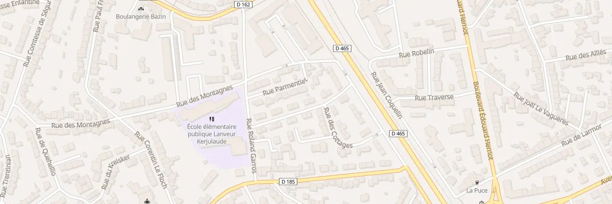 Plan du 7 Rue Ingenieur Lauboeuf à Lorient