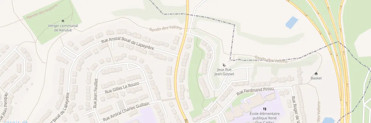 Plan du 41 Rue Marie Le Franc à Lorient