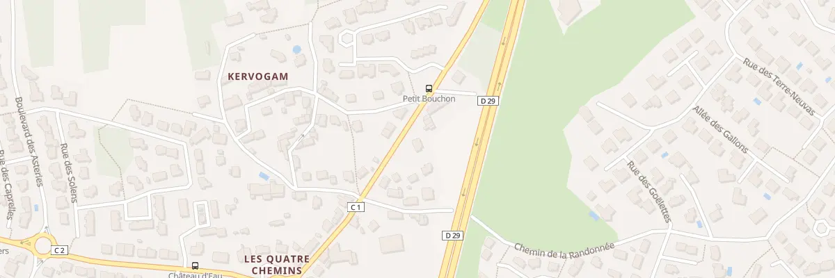 Plan du 57 Rue du Vieux Moulin à Larmor-Plage