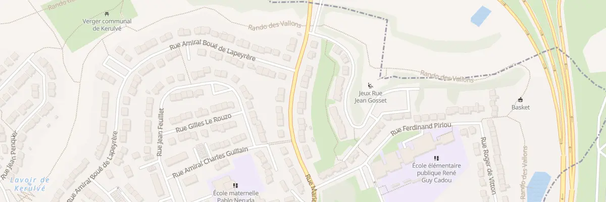 Plan du 35 Rue Marie Le Franc à Lorient