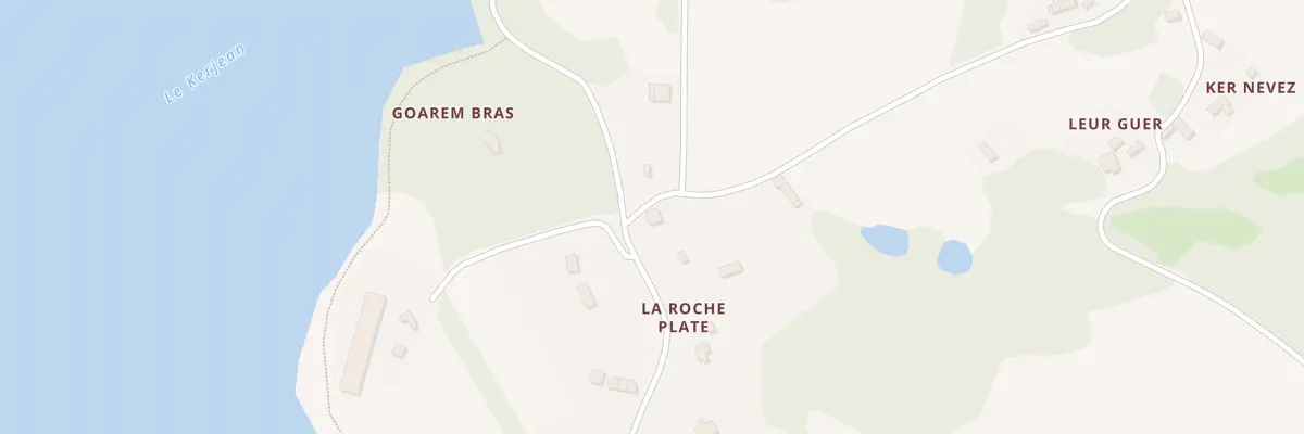 Plan du 5 La Roche Plate à Glomel