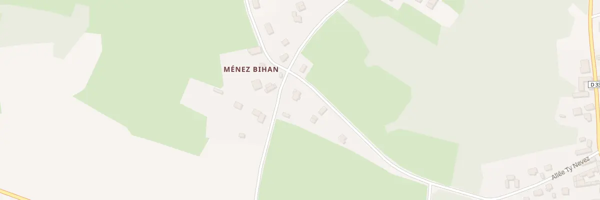 Plan du 14 Menez Bihan à Plougonver