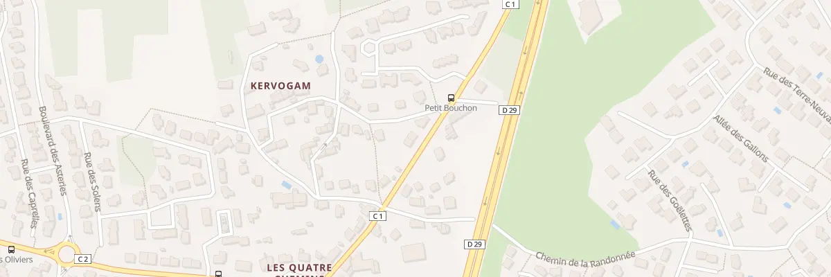 Plan du 70 Rue du Vieux Moulin à Larmor-Plage