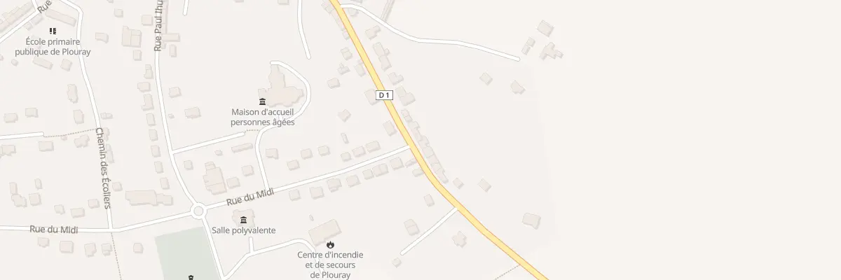 Plan du 64 Rue de Guemene à Plouray